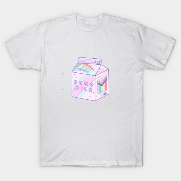 Homo Milk - Sparkles T-Shirt by Cosmic Queers